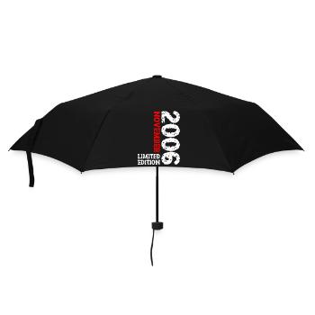 2006 November Limited Edition 17th Birthday Decoration - Umbrella (small) - black - Front