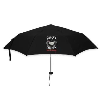 Sussex Mama - Regenschirm (klein) - Schwarz - Vorne