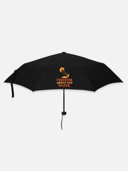 Kitesurfing Freedom Above Water Kite Gift - Umbrella (small) - black