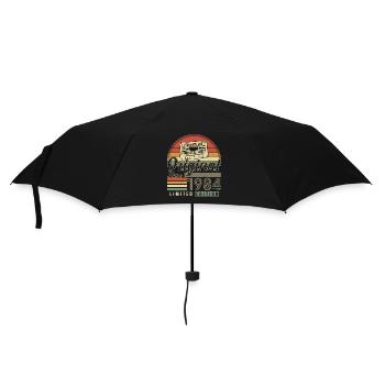Stylish 1984 Birthday Shirt - Umbrella (small) - black - Front