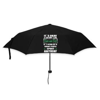 It's Okay If You Don't Like track and field - Regenschirm (klein) - Schwarz - Vorne