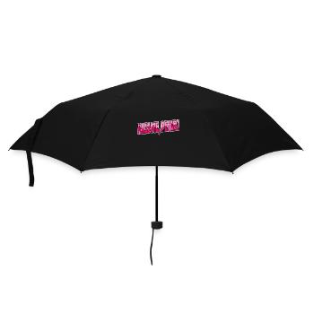 Küsse mich, Peter - Regenschirm (klein) - Schwarz - Vorne