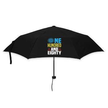 180 Dart Players - Umbrella (small) - black - Front