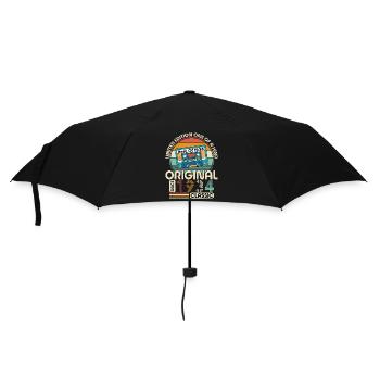 Birthday Vintage 1934 Retro - Umbrella (small) - black - Front