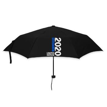 2020 Dezember Limited Edition 3. Geburtstag Deko - Regenschirm (klein) - Schwarz - Vorne