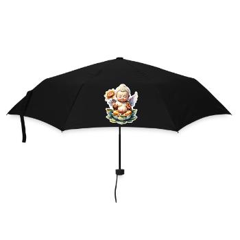 Baby Buddha - meditation yoga relaxation - Umbrella (small) - black - Front