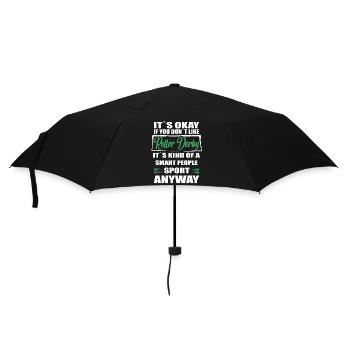 Ce n’est pas grave si vous n’aimez pas le roller derby - Parapluie standard - noir - Devant