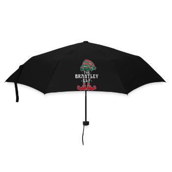Brantley Elf Family Matching Group Christmas Dad - Umbrella (small) - black - Front