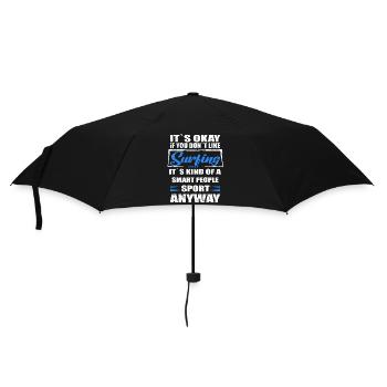 Ce n’est pas grave si vous n’aimez pas surfer - Parapluie standard - noir - Devant