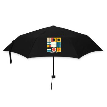 Bauhaus Architecture Geometric Aesthetic - Umbrella (small) - black - Front