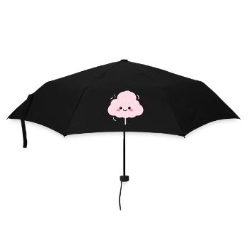 Humour Petite Barbe à papa - Parapluie standard - noir - Devant