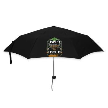 Level 12 Freigeschaltet Level 13 wird geladen - Regenschirm (klein) - Schwarz - Vorne