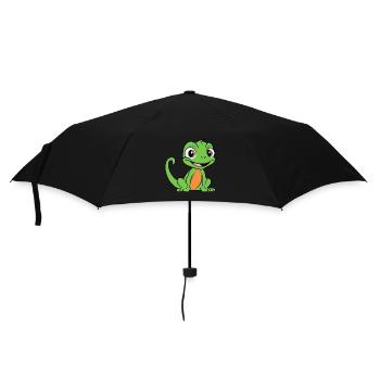 Humour petit lézard - Parapluie standard - noir - Devant
