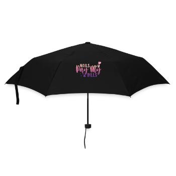 Nails Pay My Bills Manucure Nail Tech - Parapluie standard - noir - Devant