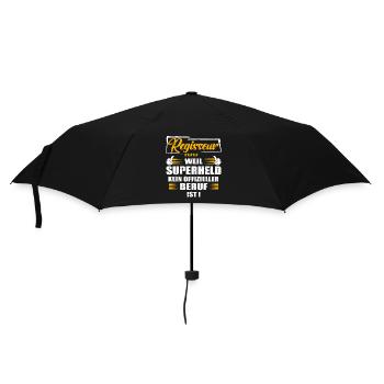 Regisseur Weil Superheld kein offizieller Beruf - Regenschirm (klein) - Schwarz - Vorne