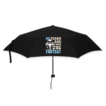 Il y a 50 ans, j’étais le plus rapide. - Parapluie standard - noir - Devant