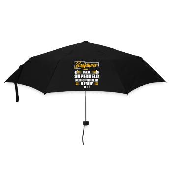 Zugführer Weil Superheld kein offizieller Beruf - Regenschirm (klein) - Schwarz - Vorne
