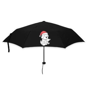 Pyrenean Mountain Dog Animal Christmas - Umbrella (small) - black - Front