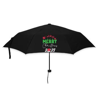 Joyeux Noël 2023 - Parapluie standard - noir - Devant