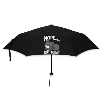 No, not today - Umbrella (small) - black - Front