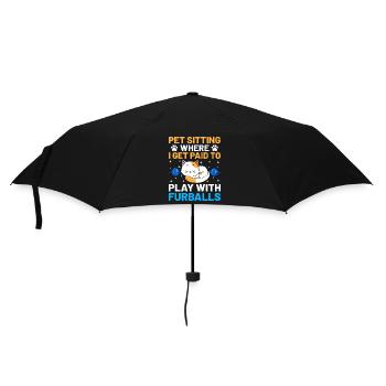 Pet Sitter Pet Sitting Dog and Cat Sitters Dog Wal - Umbrella (small) - black - Front