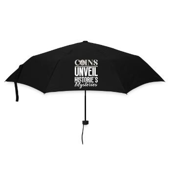 Funny coin collection for coin collectors and - Umbrella (small) - black - Front