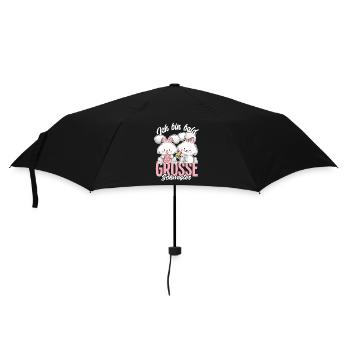Ich werde große Schwester Hasen Häschen Nachwuchs - Regenschirm (klein) - Schwarz - Vorne