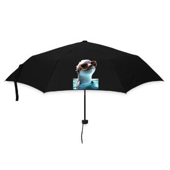 Dolphin Sunglasses Love Dolphins Cute Dolphin - Umbrella (small) - black - Front