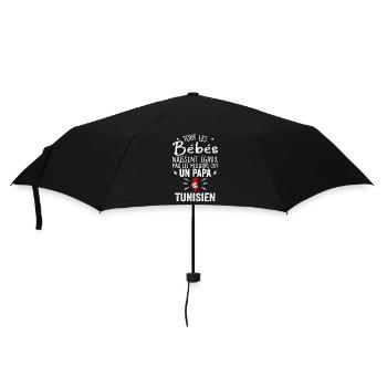 Bébés égaux meilleurs ont un papa Tunisien - Parapluie standard - noir - Devant