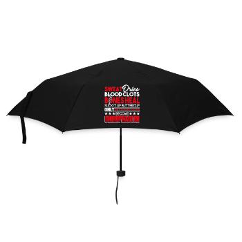 Chiropractor Strongest Women Become Chiropractor - Umbrella (small) - black - Front