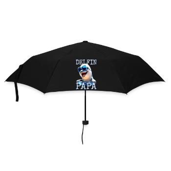Dauphin Papa Dauphins Fête des Pères Dauphin Papa - Parapluie standard - noir - Devant