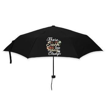 Philately Philatelist Stamp Collecting - Umbrella (small) - black - Front