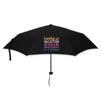 Summer family holiday that brings back memories - Umbrella (small) - black - Front