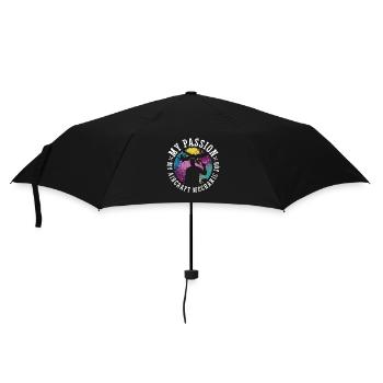 Mécanicien d’avion Ma passion Mon mécanicien d’avion - Parapluie standard - noir - Devant