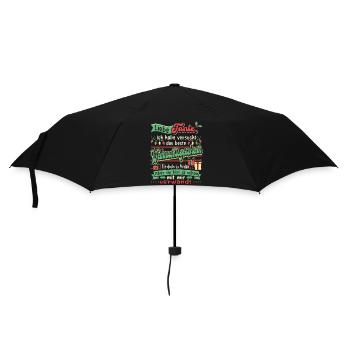 Weihnachts Weihnachten Liebe Tante Lustig - Regenschirm (klein) - Schwarz - Vorne