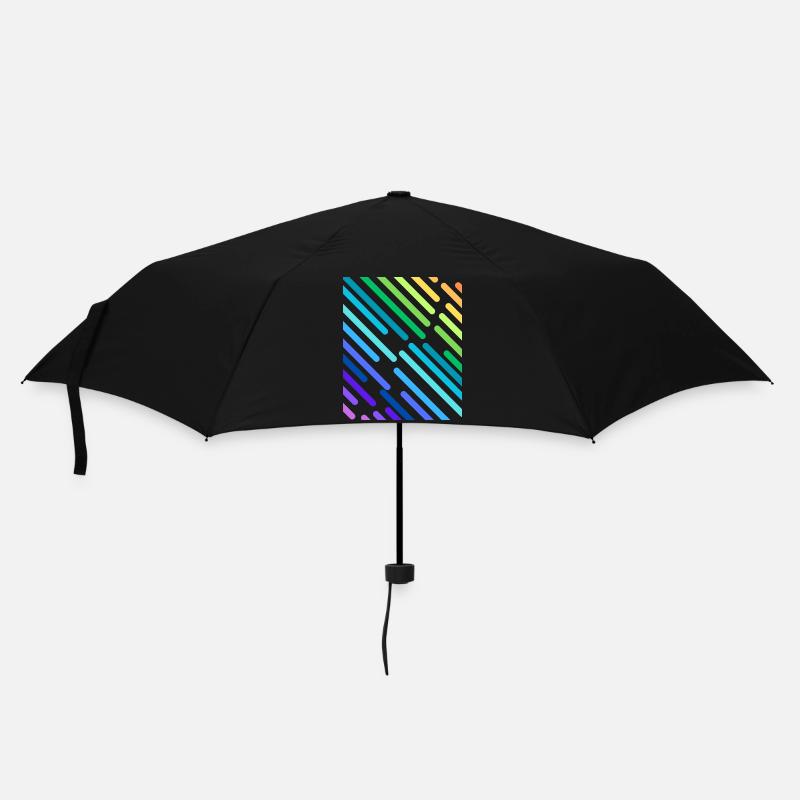 RAINBOW STRIPES - Umbrella (small) - black