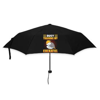 Parrot Weiro Bird Lover Cockatoo Lovers Cockatiel - Umbrella (small) - black - Front