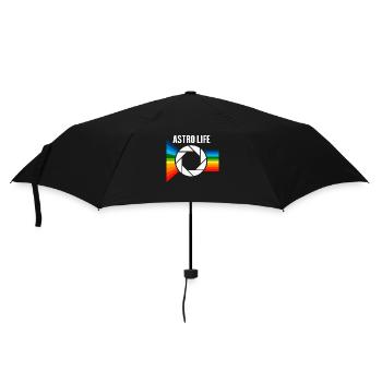 Space Photography Stargazing Telescope Astronomy - Umbrella (small) - black - Front