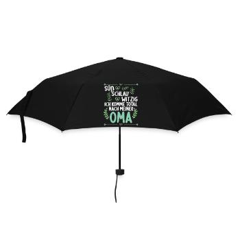 Ich komme total nach meiner Oma Enkelin Enkel - Regenschirm (klein) - Schwarz - Vorne