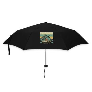 Embrassez les détours - Parapluie standard - noir - Devant