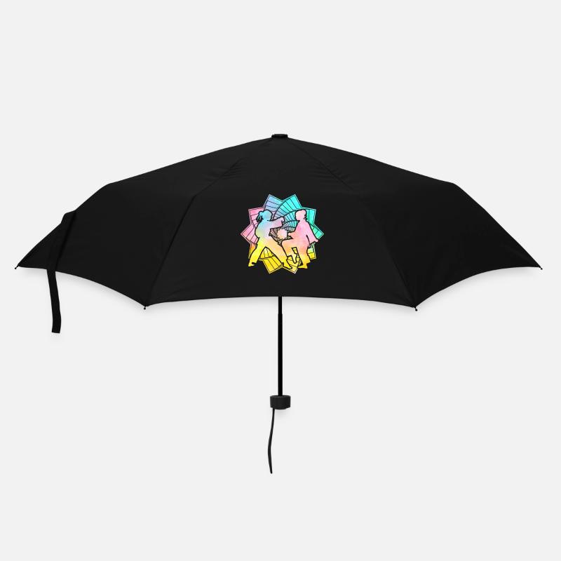 Judo - Regenschirm (klein) - Schwarz