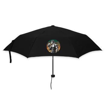 Muskeln & Gebräue - Regenschirm (klein) - Schwarz - Vorne