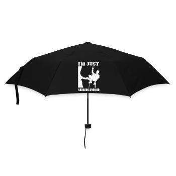 Bûcheron tronçonneuse arboriste - Parapluie standard - noir - Devant