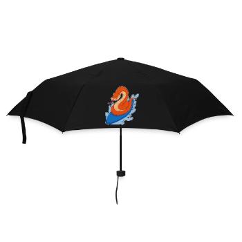 Snake Surfing Surfboard Summer - Umbrella (small) - black - Front