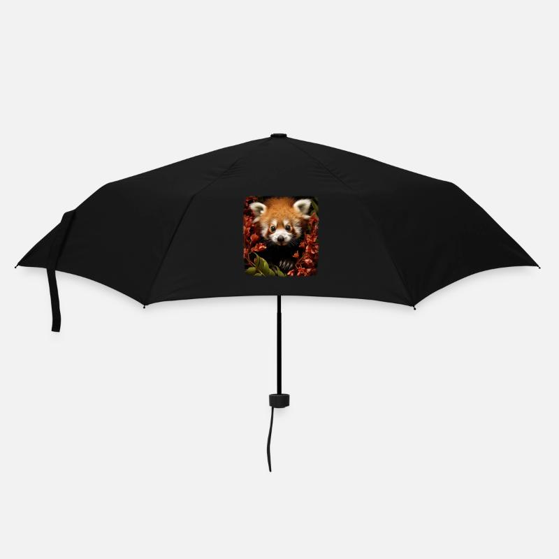Red Pandas Realistic Red Panda - Umbrella (small) - black