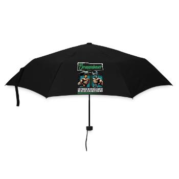 Brunnenbauer Beruf mit lustigen Spruch - Regenschirm (klein) - Schwarz - Vorne