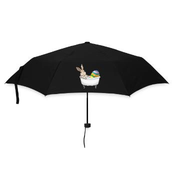Baignoire de Pâques Bunny - Parapluie standard - noir - Devant