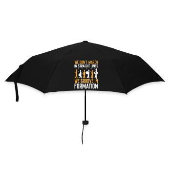 Fanfare Dictons Instruments de marche amusants - Parapluie standard - noir - Devant