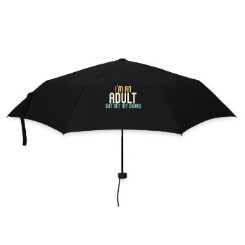 Je suis un adulte, mais pas par choix - Parapluie standard - noir - Devant
