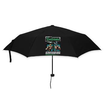 Kunstschmied Beruf mit lustigen Spruch - Regenschirm (klein) - Schwarz - Vorne